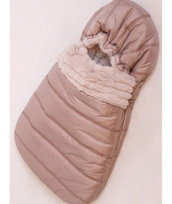 Демисезонный конверт для новорожденного Фоксфорд какао