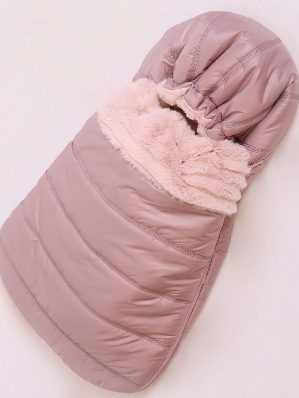 Демисезонный конверт Фоксфорд пудра