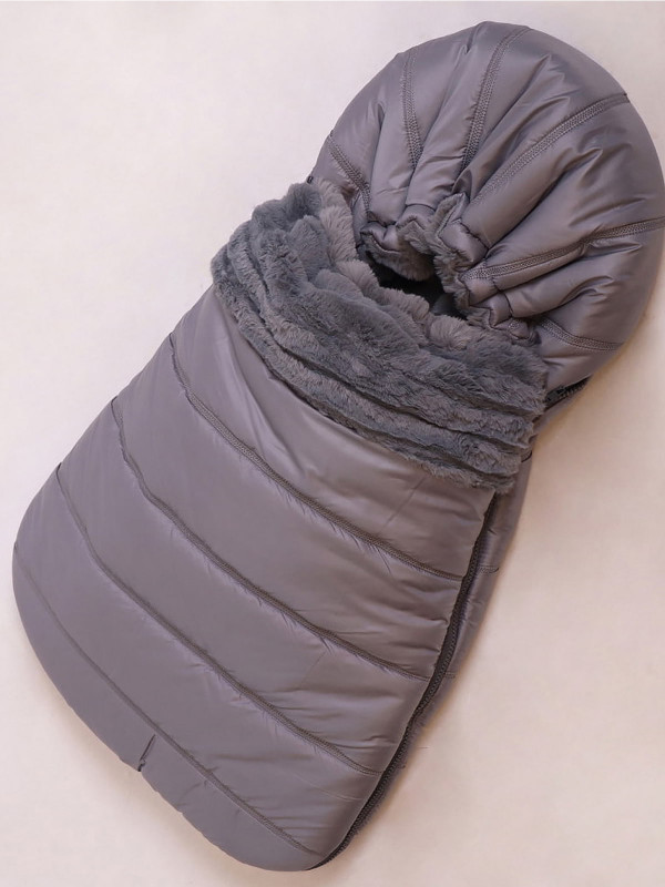 Демисезонный конверт Фоксфорд серый