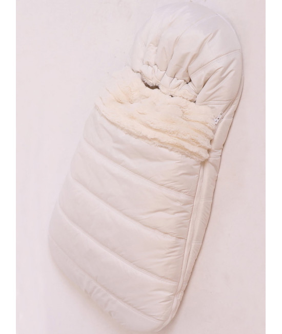 Демисезонный конверт для новорожденного  Фоксфорд молочный