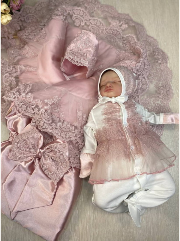 Комплект Императорский-Карамелька пудра