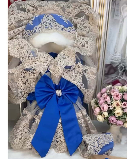 Конверт на выписку Лави яркий-синий