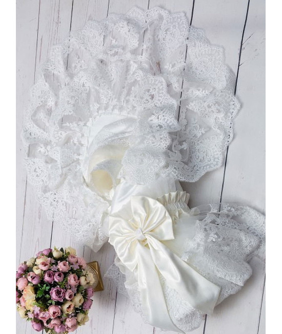 Конверт на выписку Лави молочный