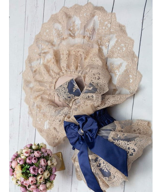 Конверт на выписку Лави синий