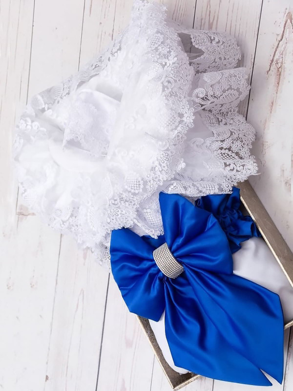 Конверт Лола белый-синий