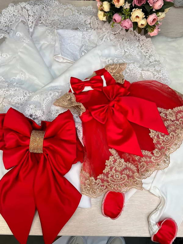 Комплект Лола-Маркиза белый-красный