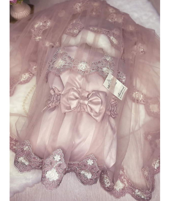 Комплект на выписку МариМар пыльная роза