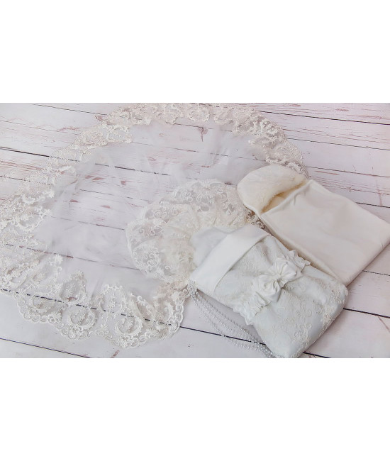 Конверт на выписку МариМар молочный