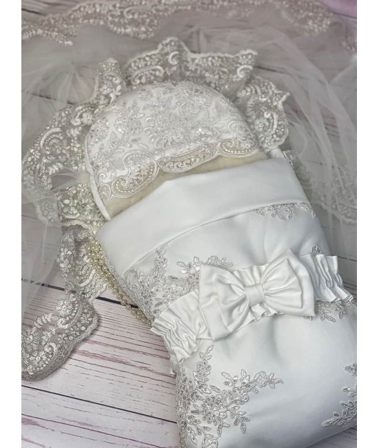 Конверт на выписку МариМар молочный