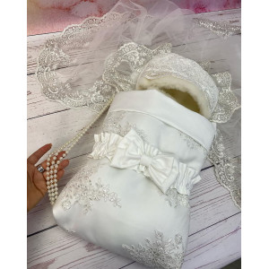 Конверт на выписку МариМар молочный