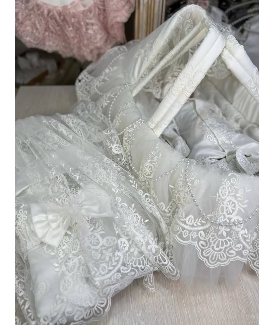 Комплект на выписку МариМар молочный