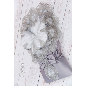 Конверт на выписку Маркиза серый