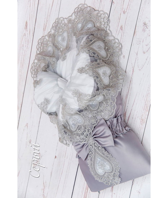 Конверт на выписку Маркиза серый