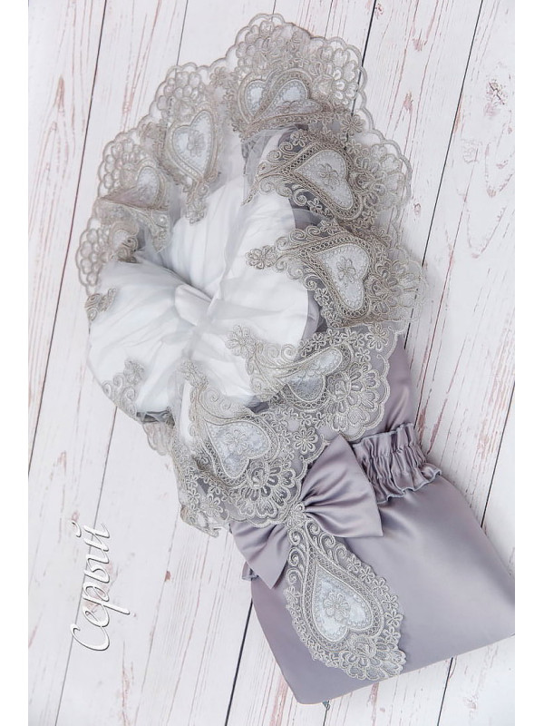 Конверт Маркиза серый