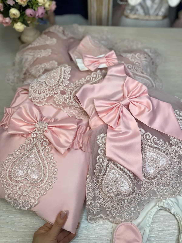 Комплект Маркиза-Людовика розовый