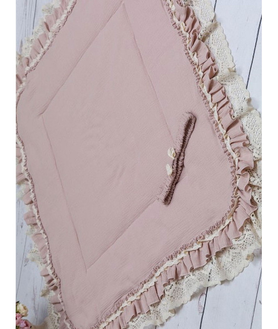 Летний муслиновый конверт на выписку Мелисса какао