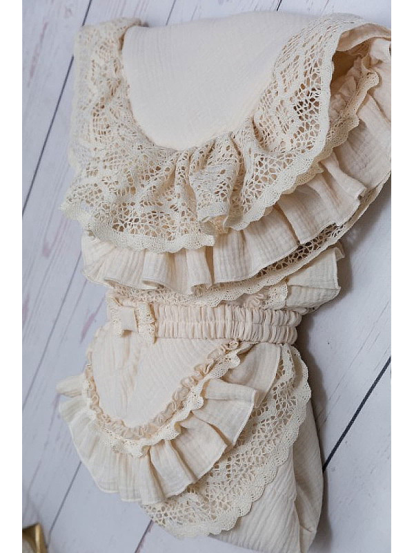 Муслиновый конверт Мелисса крем