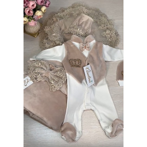 Комплект на выписку Мира-Джентльмен какао