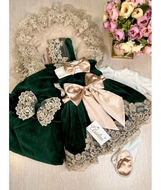 Комплект на выписку Мира-Лея изумрудный