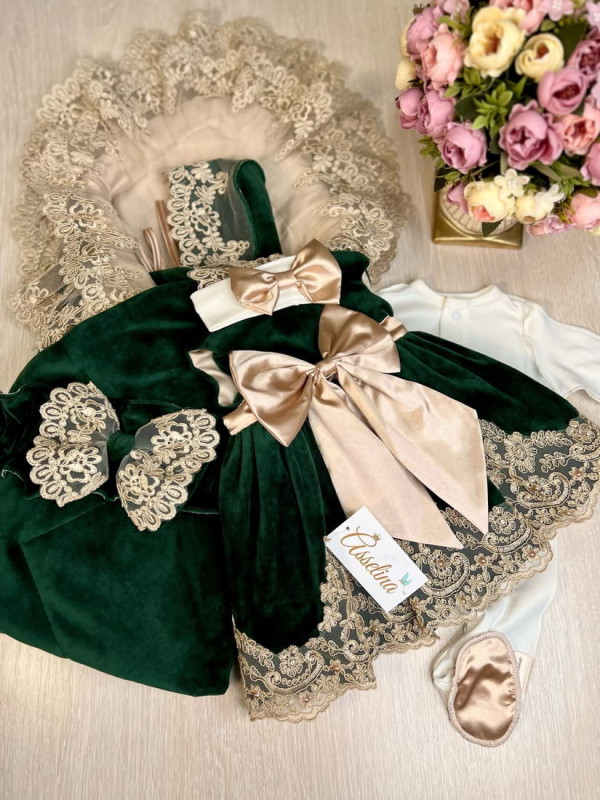 Комплект Мира-Лея изумрудный