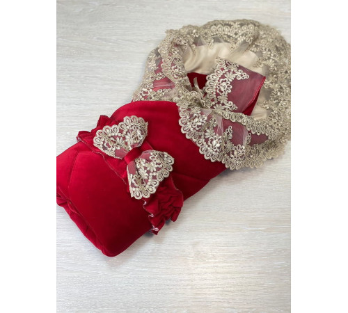 Комплект на выписку Мира-Лея красный