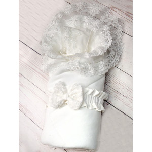 Конверт на выписку Мира молочный