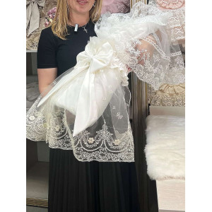 Конверт на выписку Оливия молочный