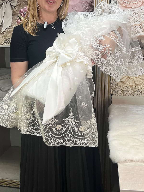 Конверт Оливия молочный