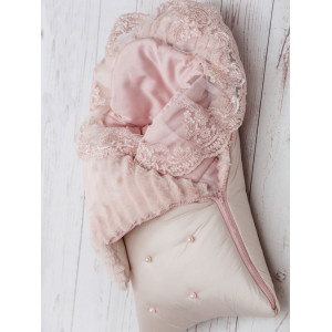 Конверт для новорожденного Пуф крем-пудра