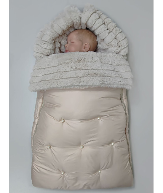 Конверт для новорожденного Пуф крем-брюле