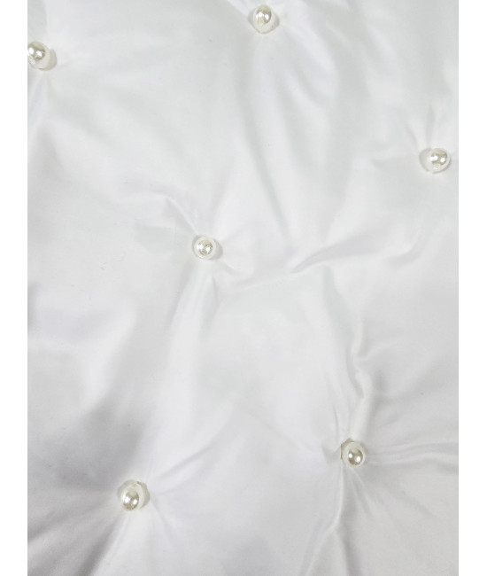 Конверт для новорожденного Пуф белый-молочный