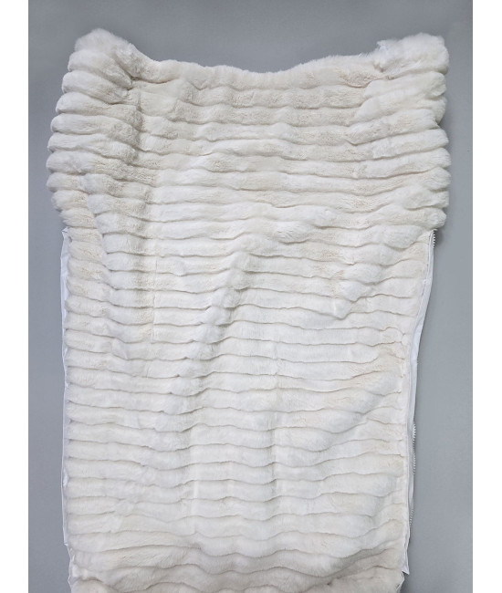 Конверт для новорожденного Пуф белый-молочный