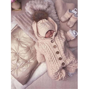 Комплект на выписку  Пуф-Рози крем-брюле