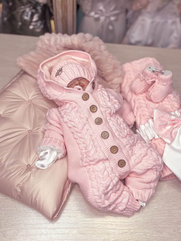 Комплект Пуф-Рози розовый