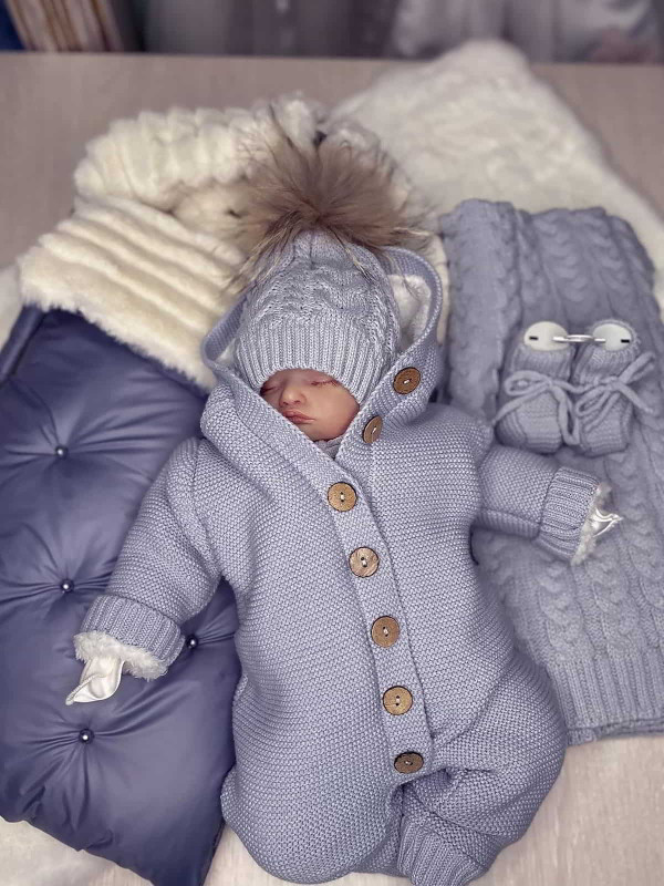 Комплект Пуф-Мишка парламент-серый