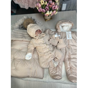 Комплект на выписку Пуф-Стрит крем-брюле