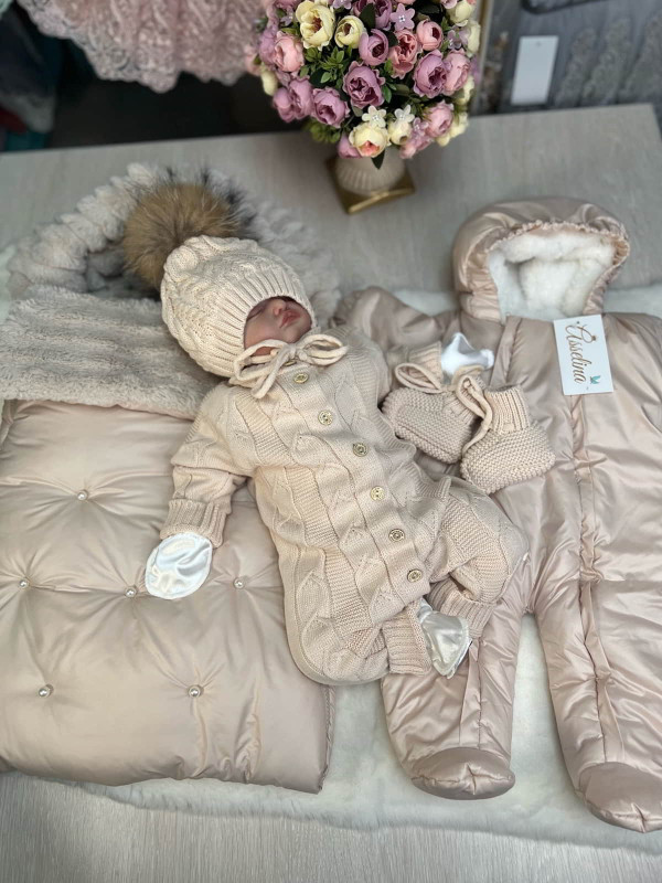 Комплект Пуф-Стрит крем-брюле