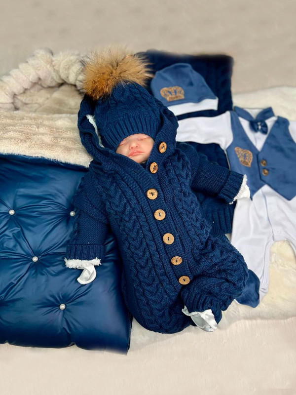 Комплект Пуф-Рози синий