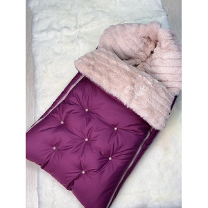 Конверт для новорожденного Пуф сиреневый