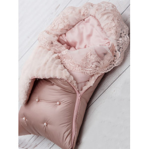 Конверт для новорожденного Пуф пудра