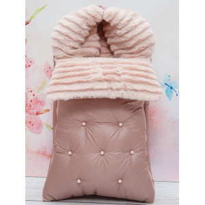 Конверт для новорожденного Пуф пудра