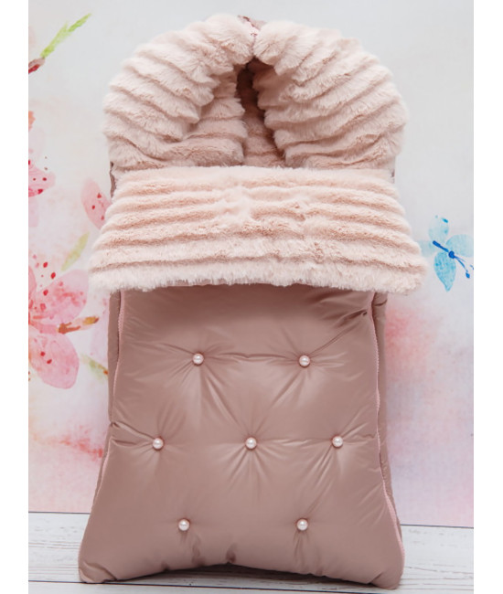 Конверт для новорожденного Пуф пудра