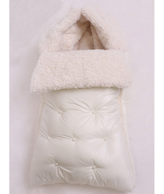 Конверт для новорожденного Пуф-Бараш молочный