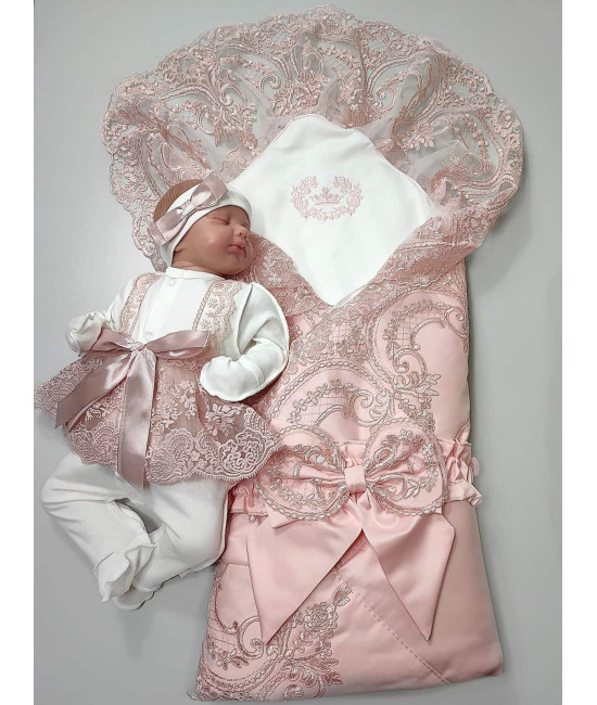 Комплект на выписку Роскошь-Кокетка пудра