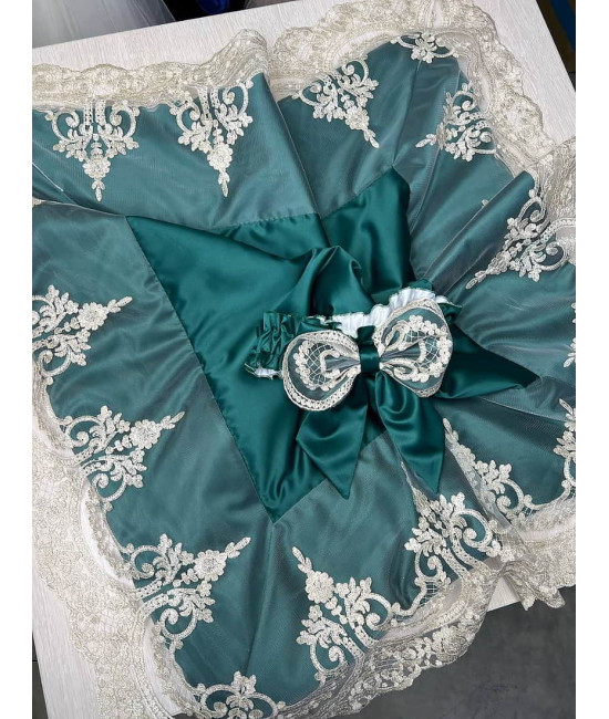 Комплект на выписку Роскошь-Джентльмен изумруд