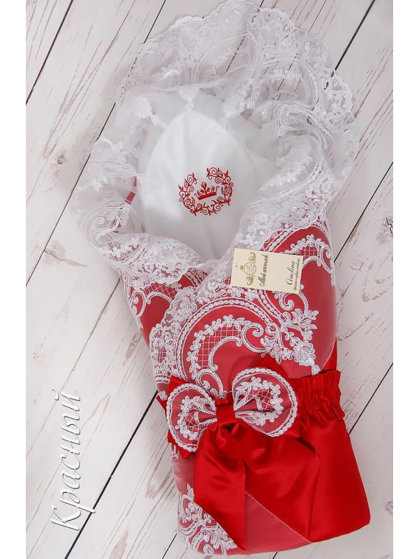 Конверт Роскошь красный