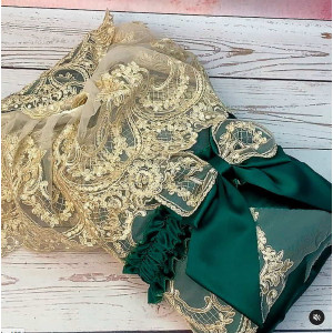 Комплект на выписку Роскошь-Джентльмен изумруд