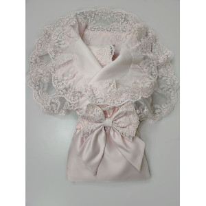 Конверт на выписку для новорожденных Самия розовый