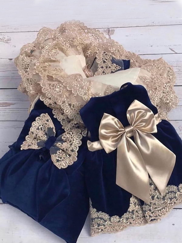 Комплект Самия-Лея бархат синий