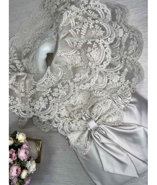 Конверт на выписку Самия-Буше молочный